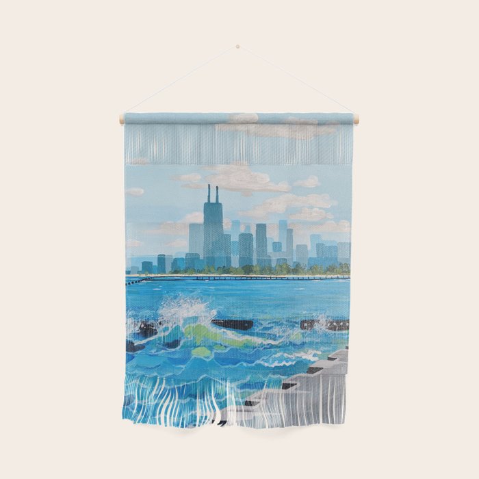 City on the Lake Wall Hanging Gallery Image 1