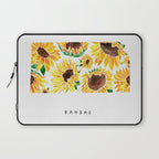 Kansas State Sunflowers Laptop Sleeve Gallery Image 1