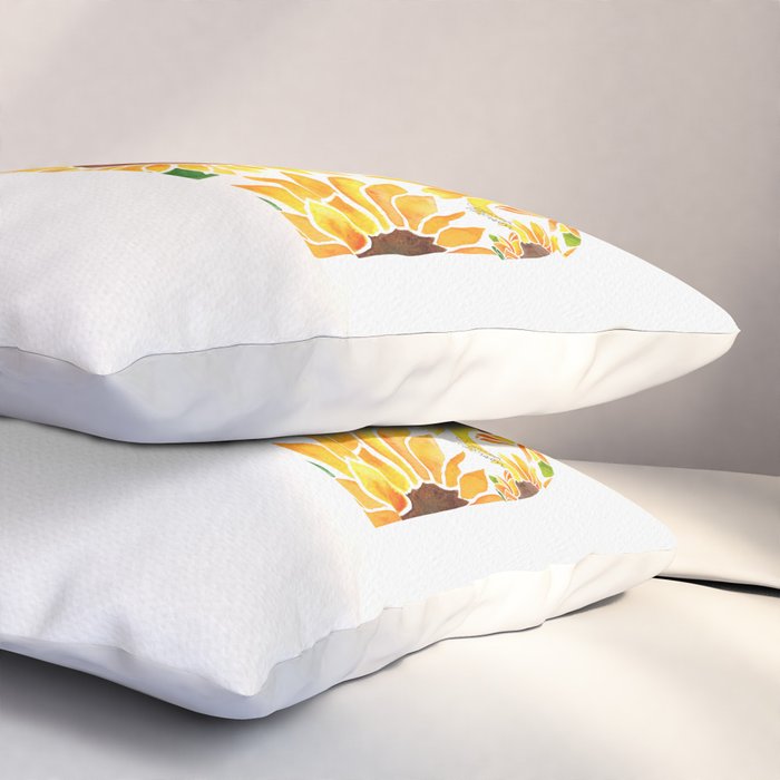 Kansas State Sunflowers Pillow Sham Gallery Image 3