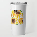 Kansas State Sunflowers Travel Mug Gallery Image 2