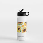 Kansas State Sunflowers Water Bottle Gallery Image 1
