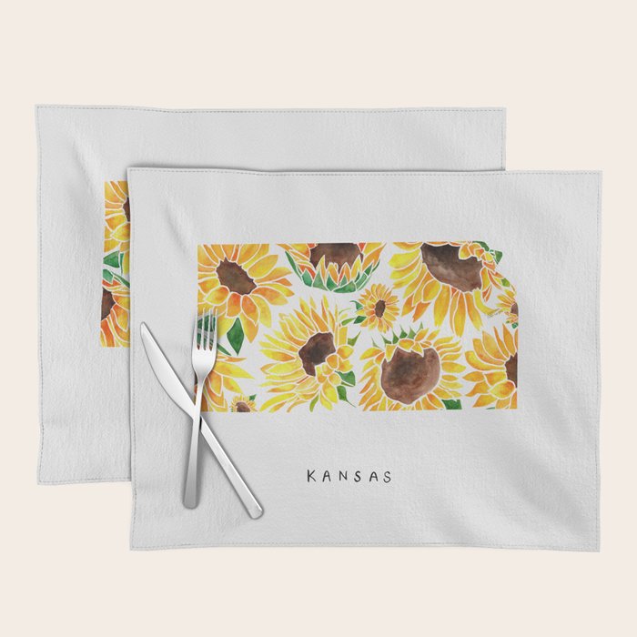 Kansas State Sunflowers Placemat Gallery Image 1