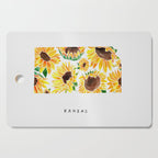 Kansas State Sunflowers Cutting Board Gallery Image 1
