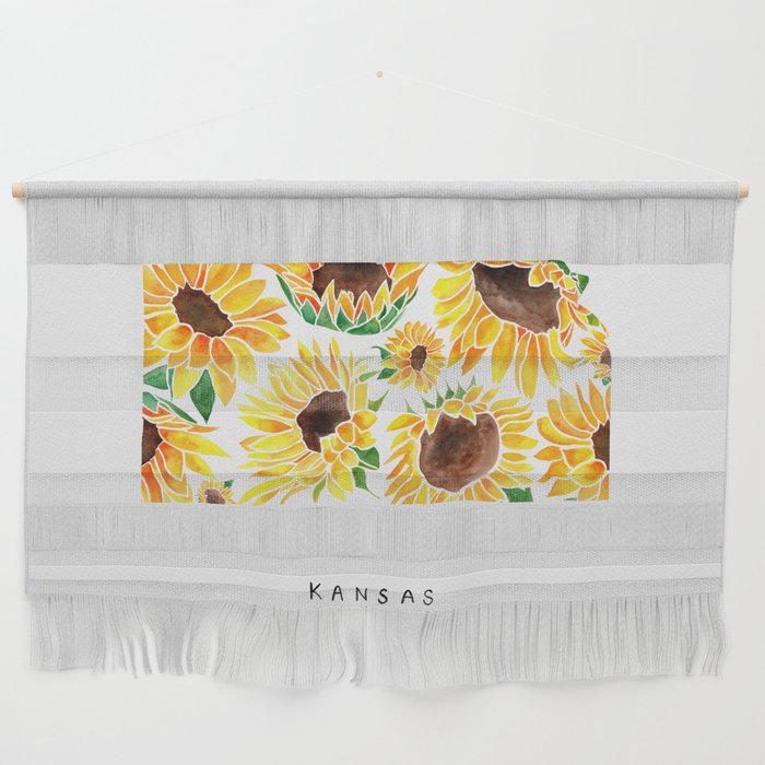 Kansas State Sunflowers Wall Hanging Gallery Image 1