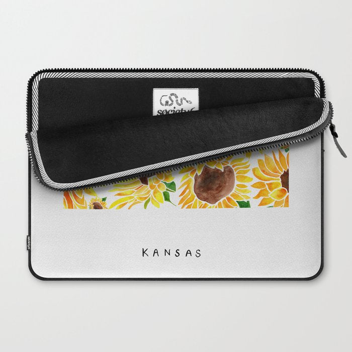 Kansas State Sunflowers Laptop Sleeve Gallery Image 2