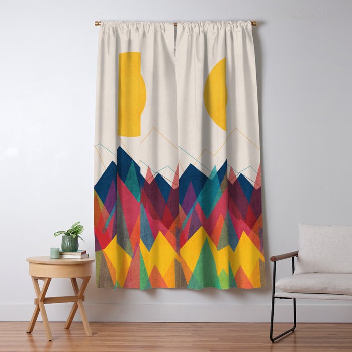 Uphill Battle Window Curtain Gallery Image 1