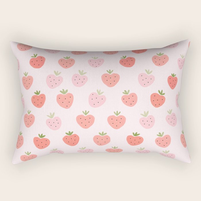 Strawberry Sweet Delights Rectangular Pillow Gallery Image 2