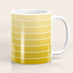 Gradient Arch XXV Gold Sunshine Mid Century Modern Rainbow Coffee Mug Gallery Image 1
