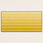 Gradient Arch XXV Gold Sunshine Mid Century Modern Rainbow Desk Mat Gallery Image 3