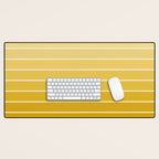 Gradient Arch XXV Gold Sunshine Mid Century Modern Rainbow Desk Mat Gallery Image 1