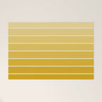 Gradient Arch XXV Gold Sunshine Mid Century Modern Rainbow Welcome Mat Gallery Image 1