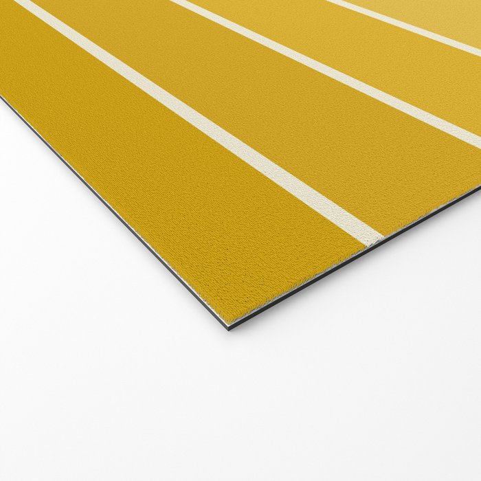 Gradient Arch XXV Gold Sunshine Mid Century Modern Rainbow Welcome Mat Gallery Image 2