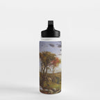 Autumn & Rays of Sun in the Hudson River Valley by Jasper Francis Cropsey Water Bottle Gallery Image 3