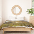 Autumn & Rays of Sun in the Hudson River Valley by Jasper Francis Cropsey Duvet Cover Gallery Image 3