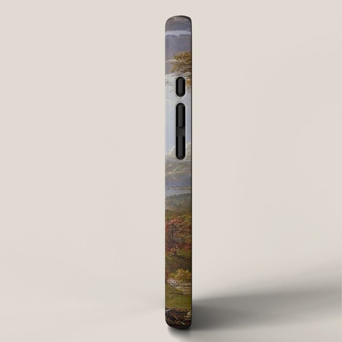 Autumn & Rays of Sun in the Hudson River Valley by Jasper Francis Cropsey iPhone Case Gallery Image 2