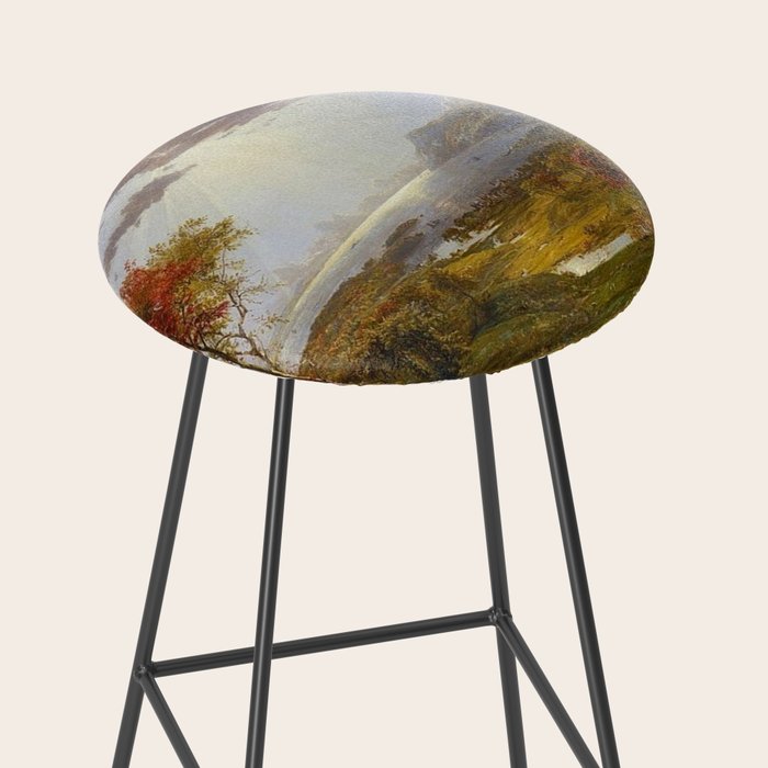 Autumn & Rays of Sun in the Hudson River Valley by Jasper Francis Cropsey Stool Gallery Image 2