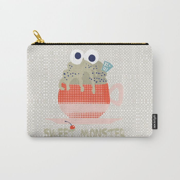 Sweet monster cupcake red Carry All Pouch Gallery Image 1