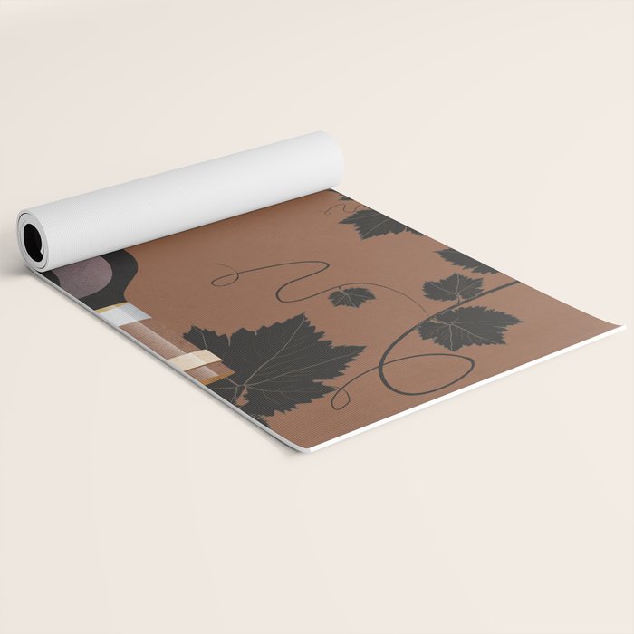 Black Wine 1 Yoga Mat Gallery Image 2