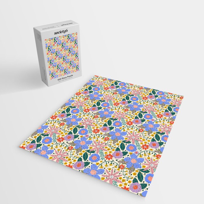 Pure Joy - colorful Floral  Jigsaw Puzzle Gallery Image 2
