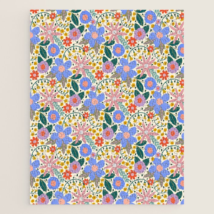Pure Joy - colorful Floral  Jigsaw Puzzle Gallery Image 1
