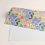 Pure Joy - colorful Floral  Wrapping Paper Gallery Image 2