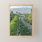 Tehran City View and Modarres Highway Mini Art Print Gallery Image 1