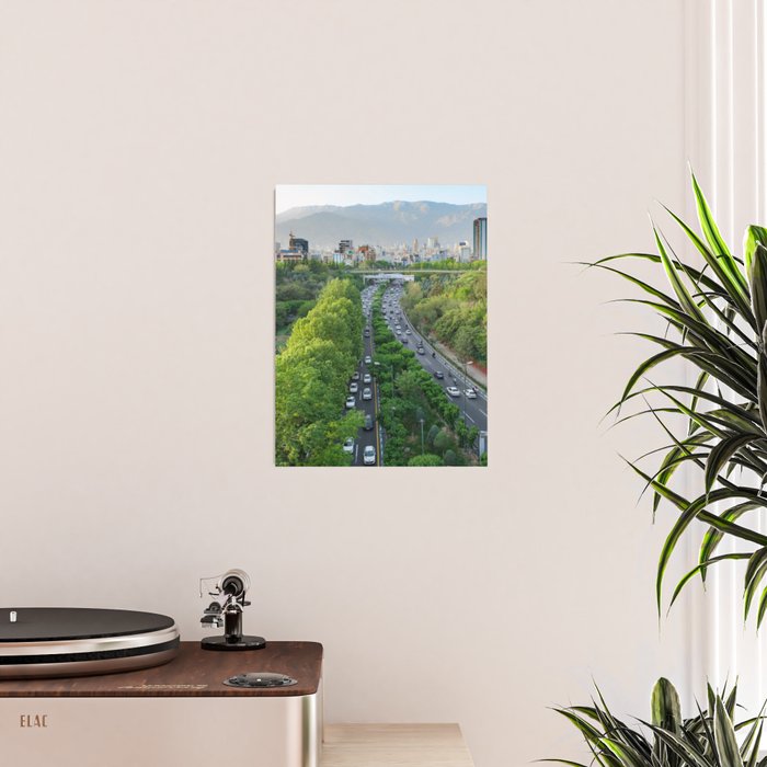 Tehran City View and Modarres Highway Poster Gallery Image 2