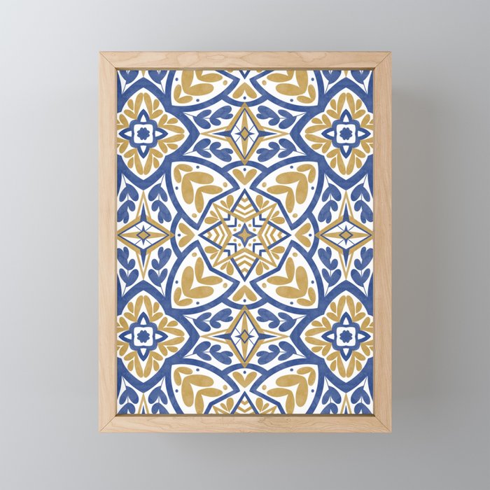 Intricate Ornamentals tiles NS Mini Art Print Gallery Image 1