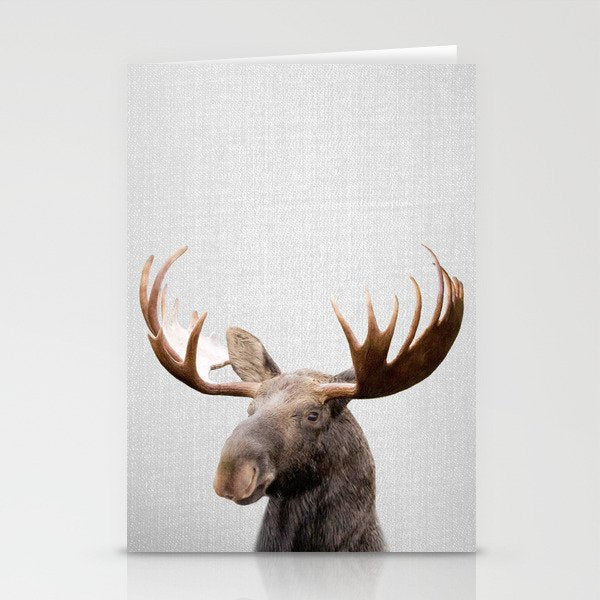 Moose - Colorful Stationery Card Gallery Image 1