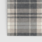 fall plaid - tan and charcoal Poster Gallery Image 3