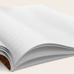 Brown Cowhide, Cow Skin Print Pattern Modern Cowhide Faux Leather Notebook Gallery Image 2