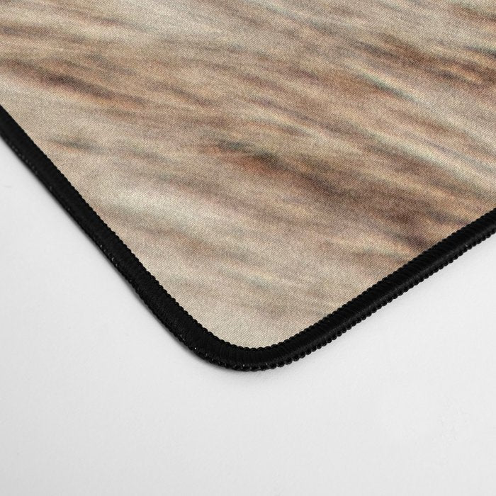 Brown Cowhide, Cow Skin Print Pattern Modern Cowhide Faux Leather Desk Mat Gallery Image 4