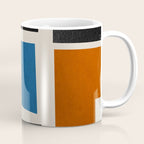Mid Century Primary Colors Composition 2 Coffee Mug Gallery Image 1