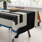Mid Century Primary Colors Composition 2 Tablecloth Gallery Image 3