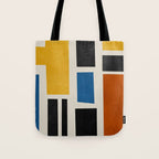 Mid Century Primary Colors Composition 2 Tote Bag Gallery Image 1
