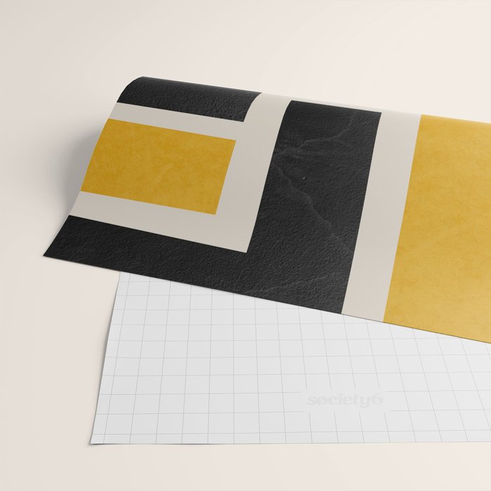 Mid Century Primary Colors Composition 2 Wrapping Paper Gallery Image 2