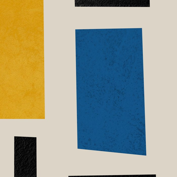 Mid Century Primary Colors Composition 2 Coffee Mug Gallery Image 2