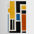 Mid Century Primary Colors Composition 2 Tablecloth Gallery Image 2