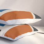 Mid Century Primary Colors Composition 2 Pillow Sham Gallery Image 3