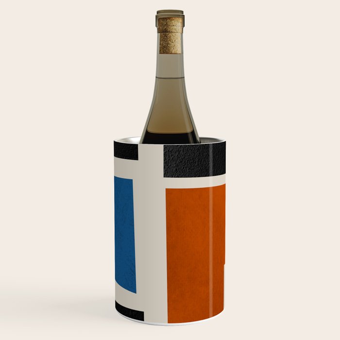 Mid Century Primary Colors Composition 2 Wine Chiller Gallery Image 3