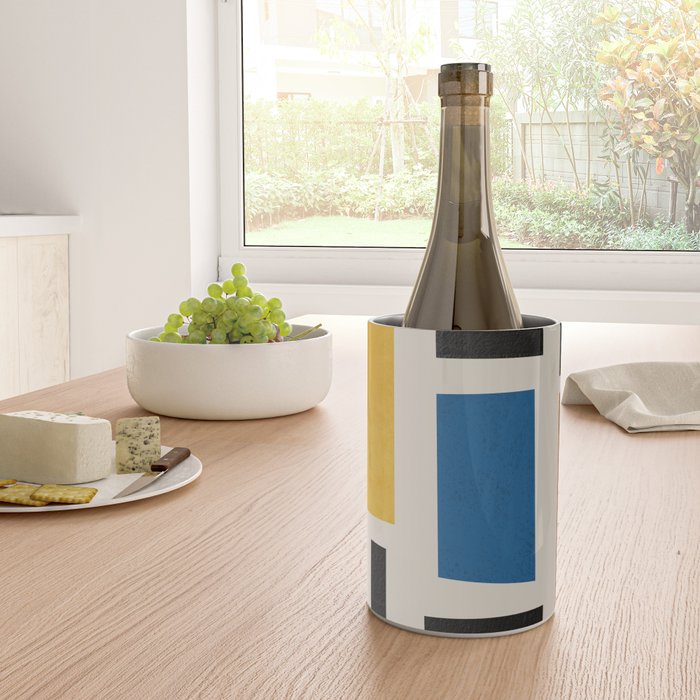 Mid Century Primary Colors Composition 2 Wine Chiller Gallery Image 4