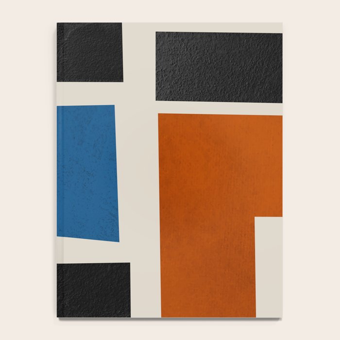 Mid Century Primary Colors Composition 2 Notebook Gallery Image 4
