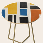 Mid Century Primary Colors Composition 2 Side Table Gallery Image 2