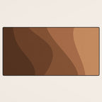 Abstract Color Waves - Desert Tones Desk Mat Gallery Image 3