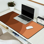 Abstract Color Waves - Desert Tones Desk Mat Gallery Image 2