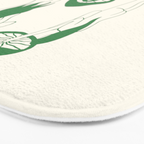 Mushroom Ladies Line Art Bath Mat Gallery Image 3
