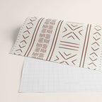 rust on bone mud cloth Wrapping Paper Gallery Image 2