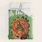Holly Jolly Ham Head Duvet Cover Gallery Image 6