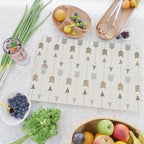 Tribal Arrows Pattern - Cream, Brown and Grey Cutting Board Gallery Image 2