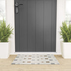 Tribal Arrows Pattern - Cream, Brown and Grey Welcome Mat Gallery Image 3